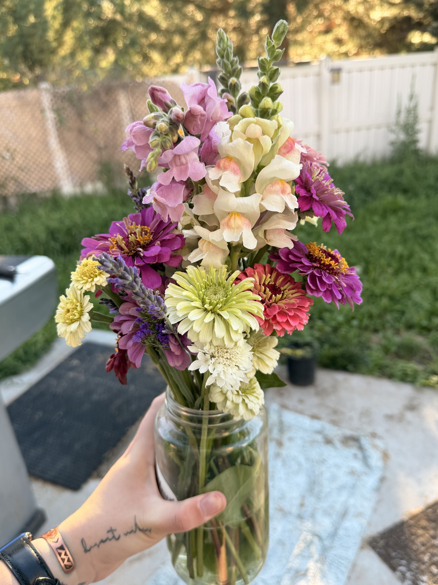 Hand-picked flowers from Lovely Hollow Farms