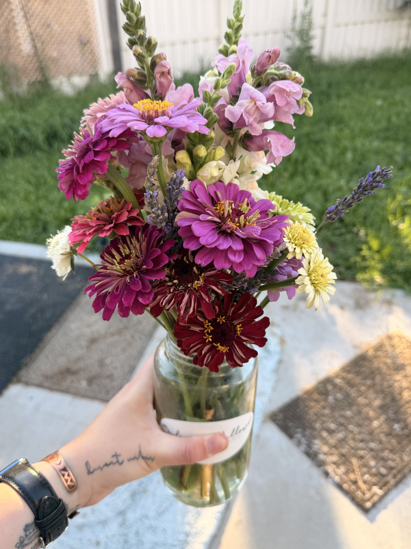 Fresh bouquet from Lovely Hollow Farms