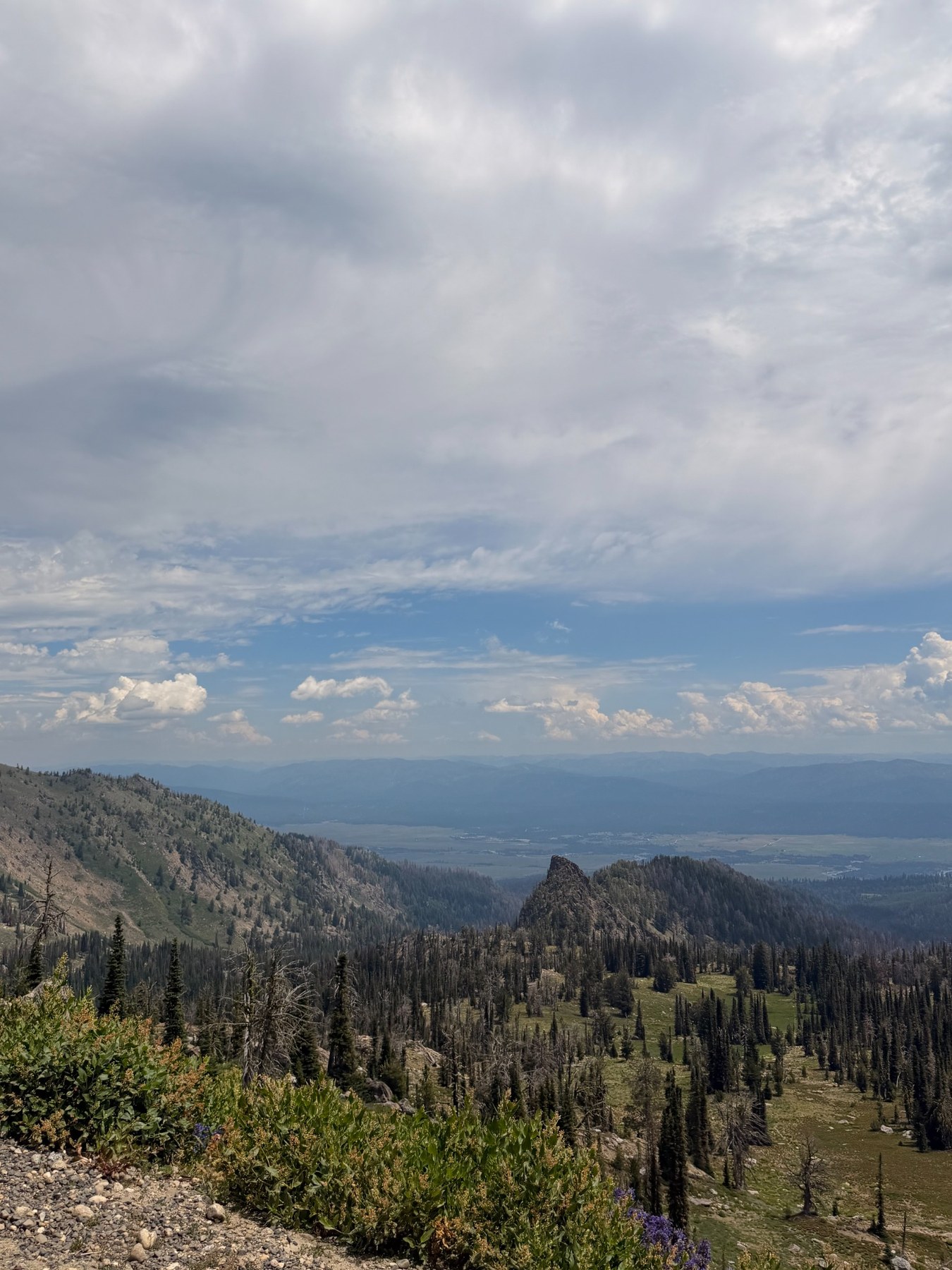 Mountain overlook from West Mountain near Cascade, Idaho