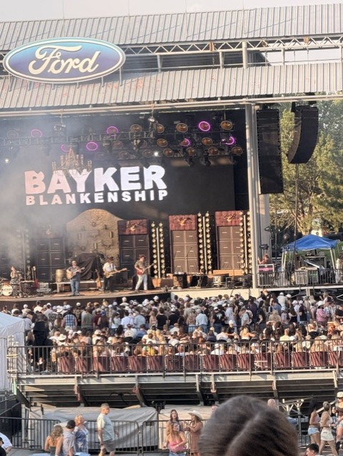 Bayker Blankenship performing